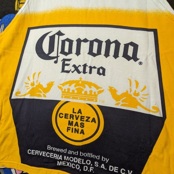Vintage 90s Corona Extra All Over Print Tank Top sz M - Picture 2 of 4
